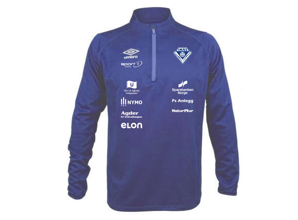 Imås Liga Half Zip JR Blå Imås Treningsjakke Junior 