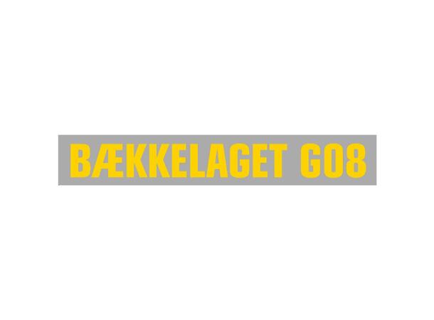 LOGO KVT Idrett - 9cm - hvit Logo til trykking 