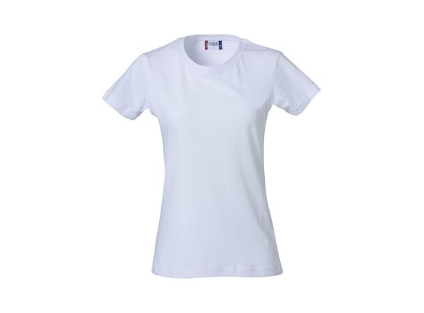 ST Basic T-shirt Ladies Hvit XS Bomulls t-skjorte 