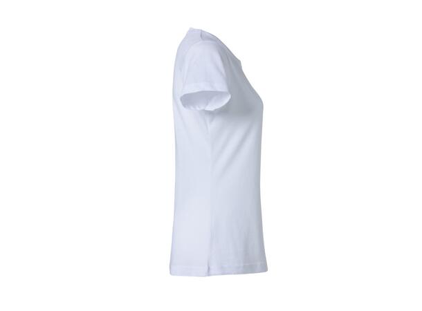 ST Basic T-shirt Ladies Hvit XS Bomulls t-skjorte 