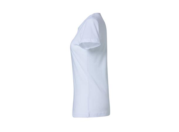 ST Basic T-shirt Ladies Hvit XS Bomulls t-skjorte 