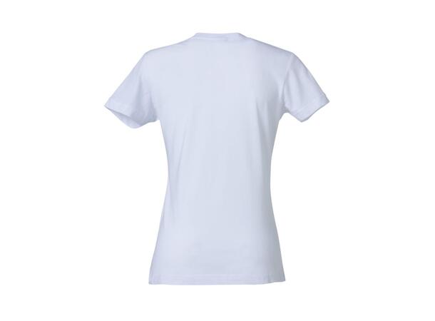 ST Basic T-shirt Ladies Hvit XS Bomulls t-skjorte 