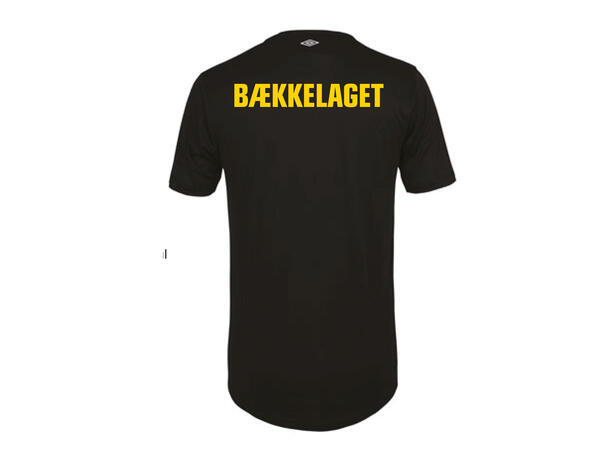 UMBRO BSK Cup SS Tee SR Sort Bækkelaget SK Trenings T-shirt Senior