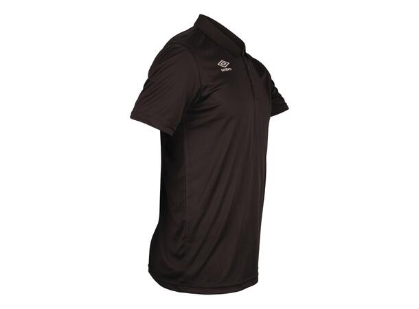 UMBRO Core Poly Polo Sort M Sporty polo i resirkulert polyester 