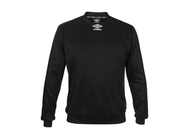 UMBRO Flex Crewneck Sort XS Rundhalset genser i polyester til voksen 