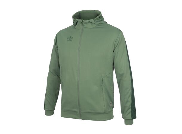 UMBRO Flex Full Zip Hood Grønn M Jakke med hette i resirkulert polyester 