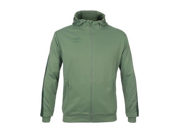 UMBRO Flex Full Zip Hood Grønn M Jakke med hette i resirkulert polyester 