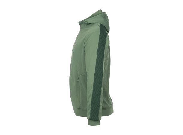 UMBRO Flex Full Zip Hood Grønn M Jakke med hette i resirkulert polyester 