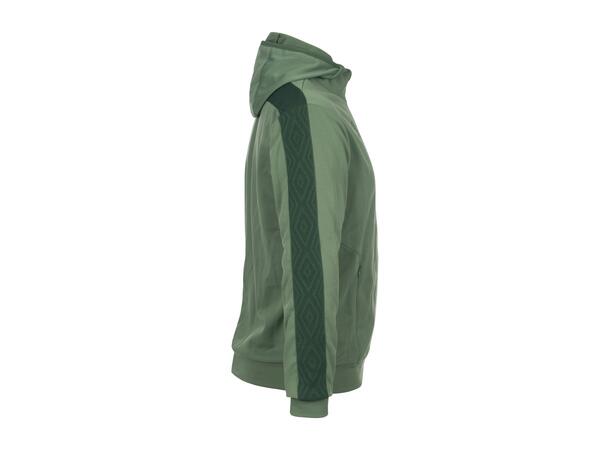 UMBRO Flex Full Zip Hood Grønn M Jakke med hette i resirkulert polyester 