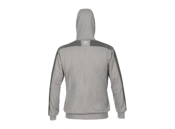 UMBRO Flex Full Zip Hood J Lys grå 140 Jakke med hette i resirkulert polyester 