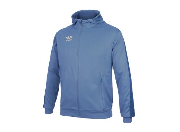 UMBRO Flex Full Zip Hood Jr Blå 152 Jakke med hette i resirkulert polyester 