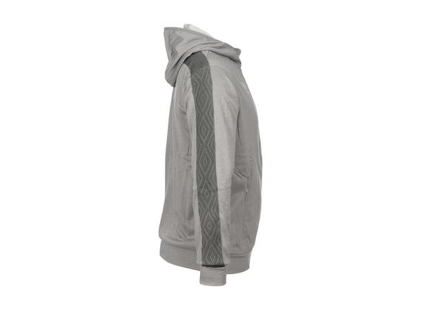UMBRO Flex Full Zip Hood Lys grå M Jakke med hette i resirkulert polyester 