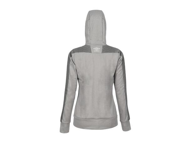 UMBRO Flex Full Zip Hood W Lys grå 40 Jakke med hette i resirkulert polyester 