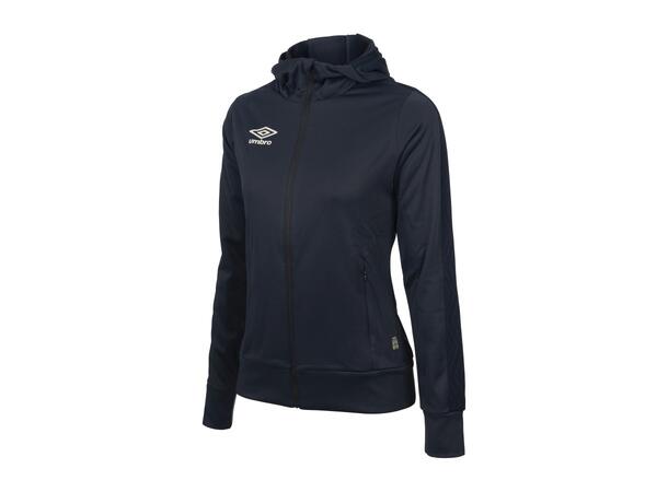 UMBRO Flex Full Zip Hood W Marine 42 Jakke med hette i resirkulert polyester 