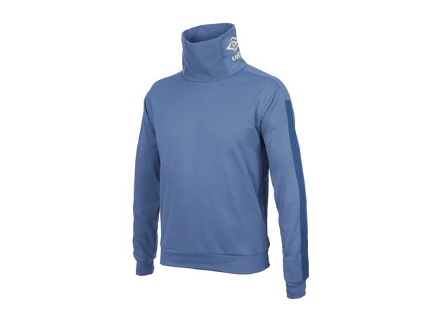 UMBRO Flex High Neck Sweat J Blå 116 Høyhalset genser i resirkulert polyester 