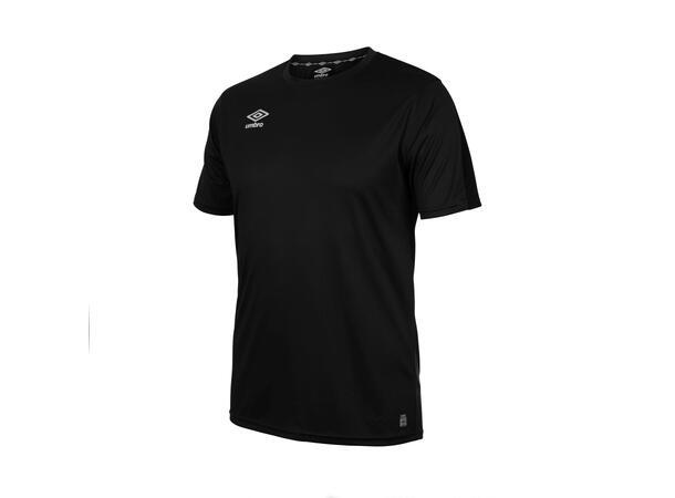UMBRO Flex T-shirt Sort M T-skjorte i resirkulert polyester 