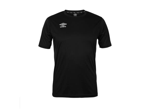 UMBRO Flex T-shirt Sort M T-skjorte i resirkulert polyester 