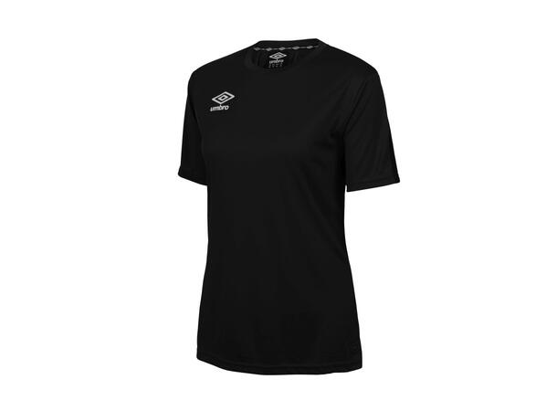 UMBRO Flex T-shirt W Sort 40 T-skjorte i resirkulert polyester 