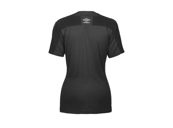 UMBRO Flex T-shirt W Sort 40 T-skjorte i resirkulert polyester 