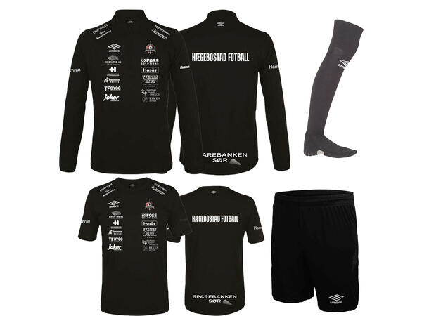 UMBRO Hægebostad Fotball PK m/Initialer Hægebostad Fotball Pakke med intialer 