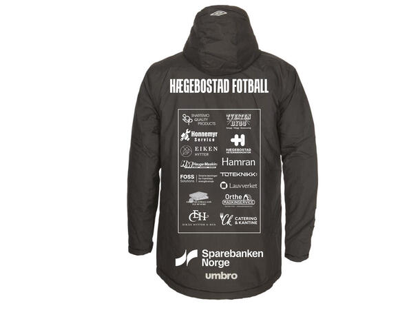 UMBRO Hægebostad UX Pro Team Jacket SR Hægebostad Fotball Lang jakke Senior 