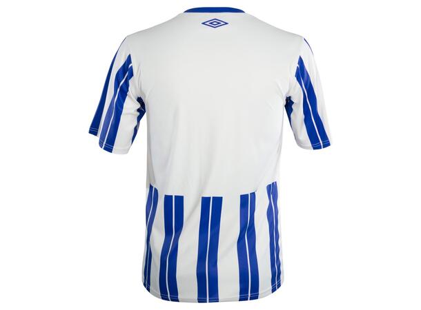 UMBRO Inter Strip Jsy SS Hvit/Blå L Stripet teknisk spillertrøye 