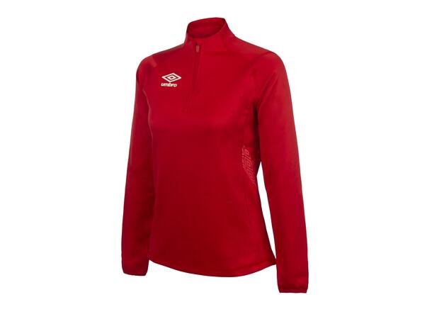 UMBRO Liga Half zip W Rød 42 Treningsgenser med glidelås i hals 