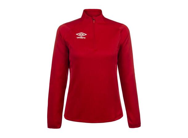 UMBRO Liga Half zip W Rød 42 Treningsgenser med glidelås i hals 