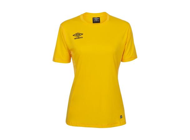 UMBRO Liga SS Jersey W Gul 36 Spillertrøye i resirkulert kvalitet dame 