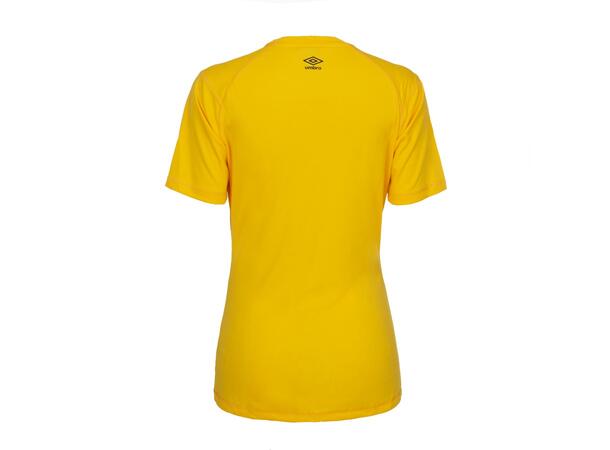 UMBRO Liga SS Jersey W Gul 36 Spillertrøye i resirkulert kvalitet dame 