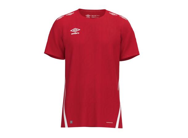 UMBRO UX Pro SS Jsy Jr Rød/Hvit 164 Flott kortermet spillertrøye junior 