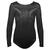 FIBRA Gym Leotard Basic LSW Sort 164 Langermet turndrakt 