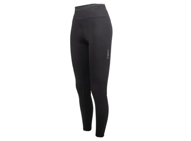 FIBRA Long Tights Women Sort M Lang tights med god elastisiitet Dame 