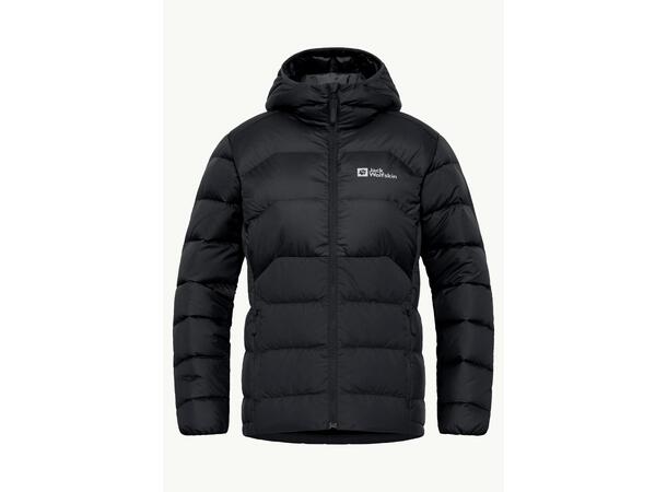 JW Ather Down Hoody W Rds Sort S Jack Wolfskin women’s down jacket 