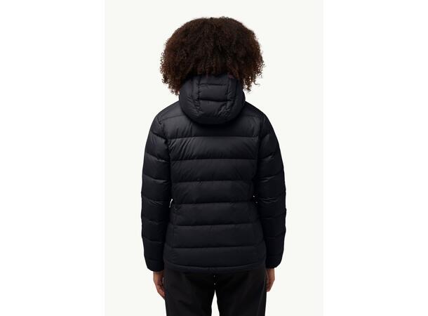 JW Ather Down Hoody W Rds Sort S Jack Wolfskin women’s down jacket 