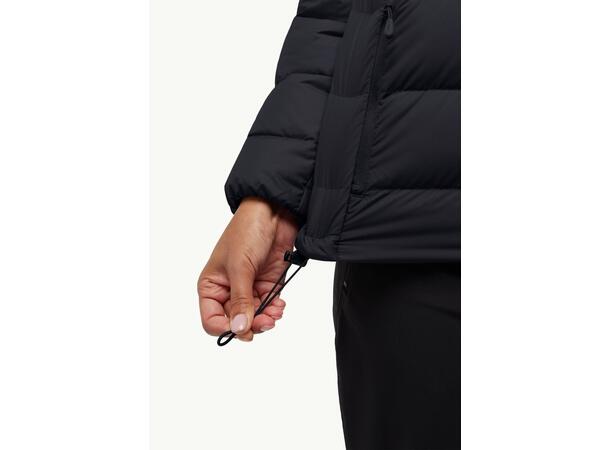 JW Ather Down Hoody W Rds Sort S Jack Wolfskin women’s down jacket 