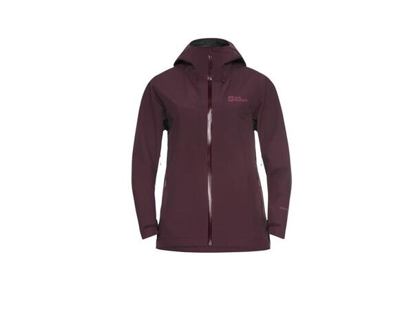 JW Highest Peak 3L Jkt W Burgunder M Jack Wolfskin Skalljakke til dame 