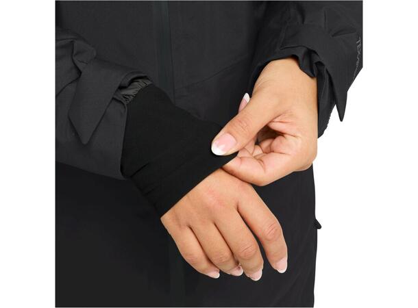 JW Icecape 2L Down Ins Jkt W Sort M Jack Wolfskin Lang Dunisolert Jakke dame 