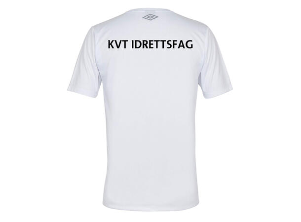 UMBRO KVT Idrett Core Poly Tee SR Hvit KVT Idrett Trenings T-shirt Senior
