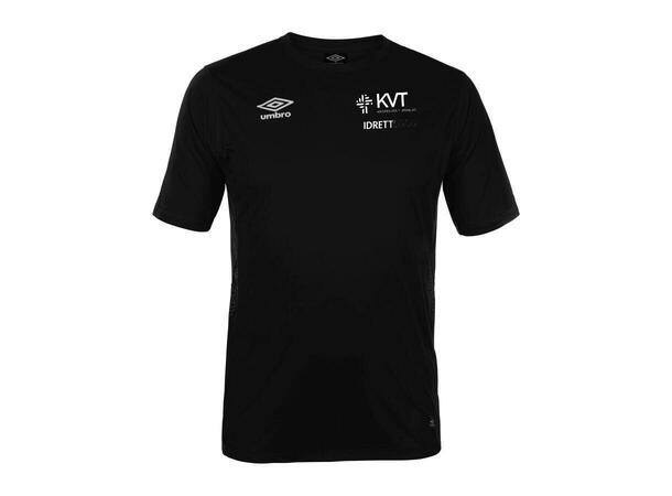 UMBRO KVT Idrett Cup SS Jersey Sort SR KVT Idrett Kort Arm Spillertrøye Senior 