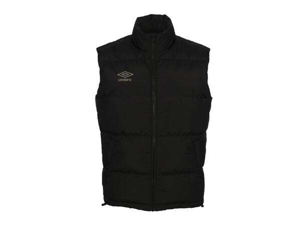 UMBRO Padded Vest Sort L Vattert vest 