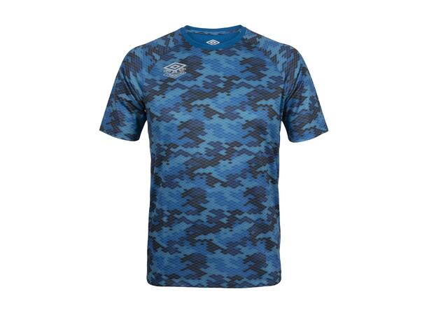 UMBRO Pro Tr Graphic Jersey Blå S Trenings T-skjorte i polyester med print 