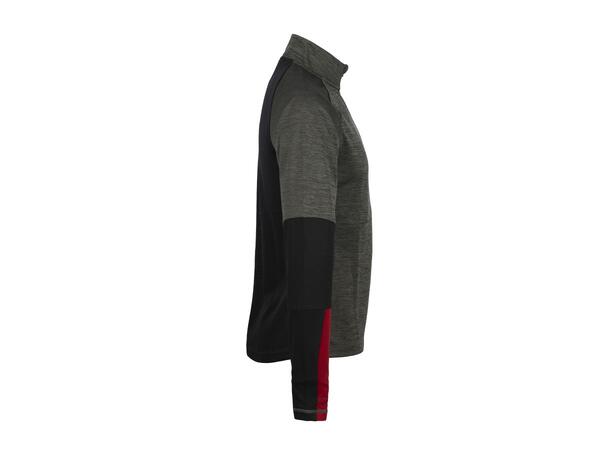 UMBRO Pro Tr Half Zip Top, Sort M Treningsgenser med 1/4 glidelås 