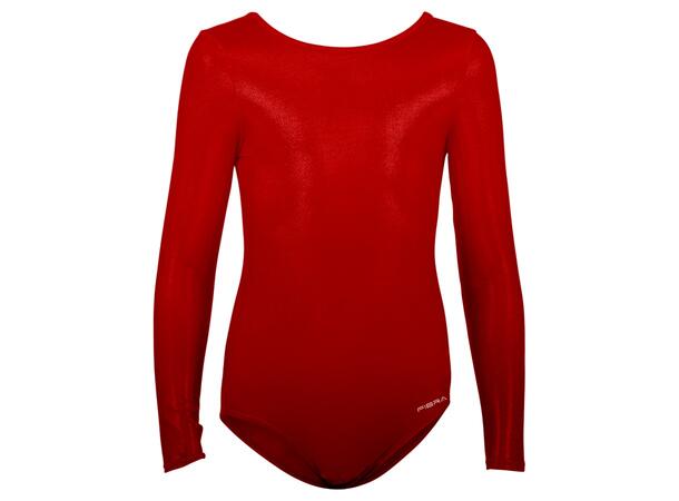 FIBRA Gym Leotard Basic LSW Rød 152 Langermet turndrakt 