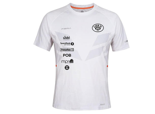 FIBRA Lier IL Sync Logo Tee SR Hvit Lier ILTrenings T-skjorte Senior 