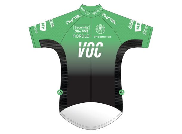 FIBRA VOC Elite Jsy 24 Grønn XS Sykkeltrøye i pustende stretch 
