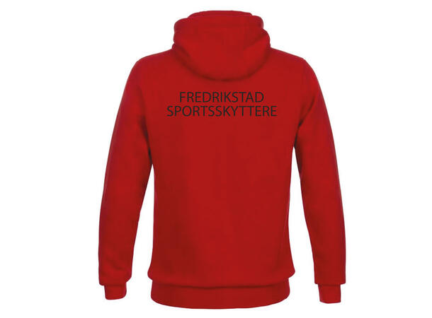 Fr.Stad Sportsskyttere Basic Hood Rød JR Hettegenser med liten logo Junior 