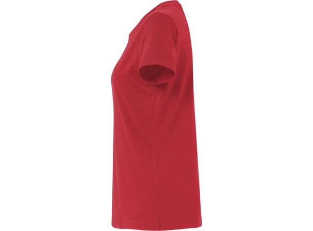 ST Basic T-shirt Ladies Rød XS Bomulls t-skjorte 