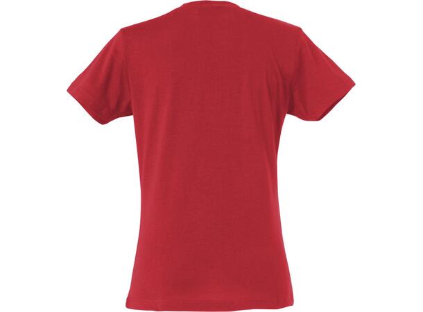 ST Basic T-shirt Ladies Rød XS Bomulls t-skjorte 