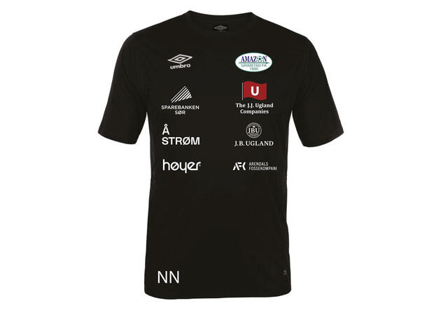 UMBRO Amazon FK Liga SS Jersey SR Sort Amazon FK Spillertrøye Senior 